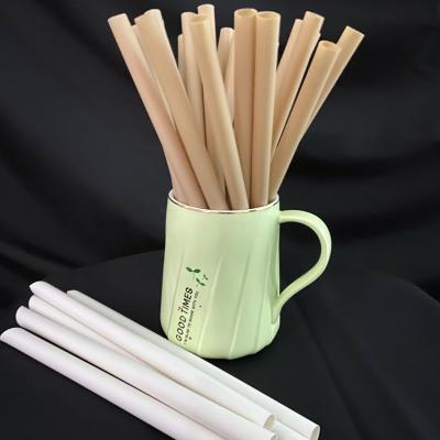 China Sustainable Custom Made Eco Friendly Bamboo Natural Color Fiber Paper Biodegradable Bamboo Straw Wrapped Price for sale