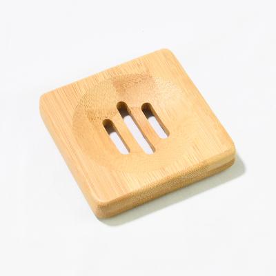 China Laser Natural Bamboo Soap Holder Logo Custom Bamboo Soap Holder for sale