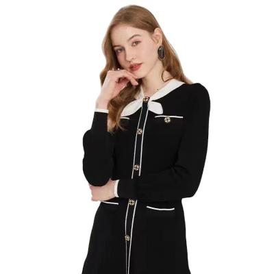 China Anti-pilling long sleeve sweater dress for sale