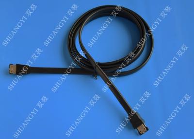 China Dünnes flexibles externes SATA Kabel SATAs 3,0, PC trieb ESATA-Kabel an zu verkaufen