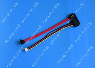 China SATA 5 PIN SATA POWER +7 PIN SATA DATA TO 22PIN COMBO SATA CONNECTOR for sale