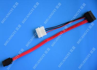 Chine Câble de données de SATA 3,0 6Gbps SATA, 4 longueur de câble de SATA de puissance de Pin ide LP4 40cm à vendre