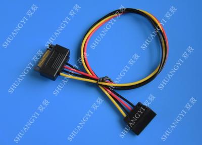 China Varón interno de 15 Pin al cable de datos femenino de SATA para el tipo del ordenador IDC en venta