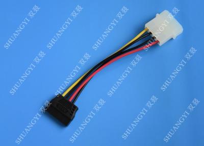 China Molex 4 harte Kabel-Frau Pin bis Getriebes 15 Pin SATA zu männlicher Länge 500mm zu verkaufen