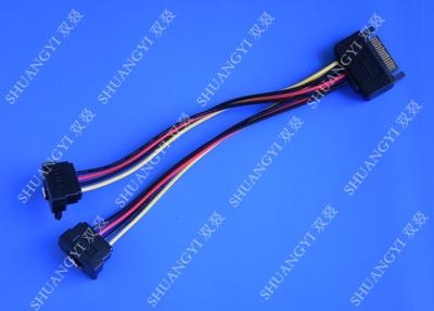 China SATA III 6 Gbps SSD SATA Hard Drive Cable SATA To Dual SATA Power Adapter for sale