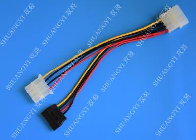 China Lineares Teiler-Erweiterungs-Adapter-Konverter-Kabel mit Buchse 4 Pin Molex zu verkaufen