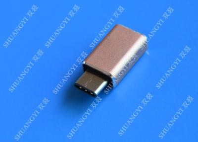 China Portátil mini micro USB de alta velocidade C ao ouro de alumínio de USB 3,0 Smart Rosa à venda