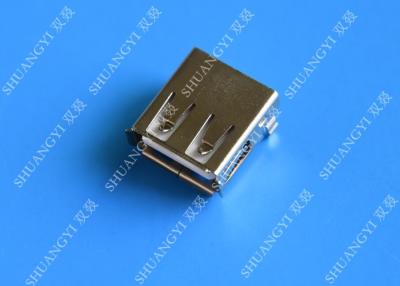 中国 小型SMD AFのタイプUSBの充満コネクター、USB 2.0 4つのPin USBのコネクター 販売のため