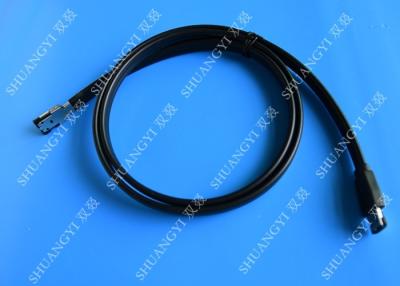 China Schwarzes 7 externes SATA Kabel Pin, PC-PWB ESATA zu SATA-Kabel mit Energie zu verkaufen