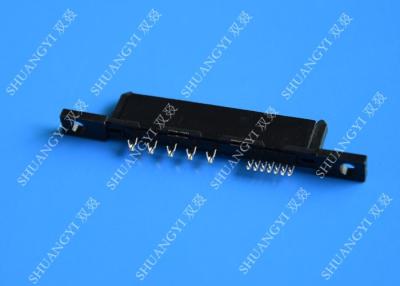 China Compact 22P 125V AC SATA Data Connector , PCB SATA Female Connector for sale