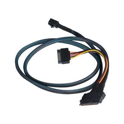 China Mini Sas HD Sff-8643 to Sff-8639+SATA 15p internal Cables Secure Cable for High-performance computing zu verkaufen