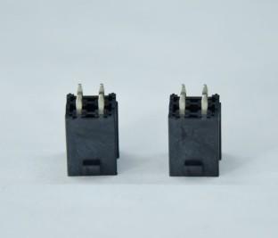 Cina Dual Row 2*2 Black Zn-Line Pin Header Tin 100u'' Plated Terminals in vendita