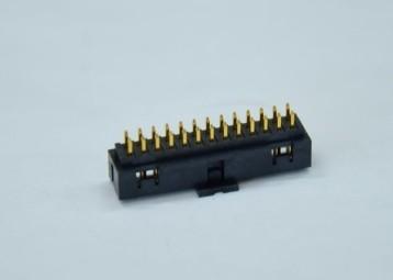 China Header pH2.00 2*13pin Without Riser Slotted Drain 2.5mm Gold Plated 15u'' for sale