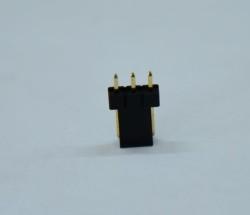 China in-Line pH 1*3 Single Row Pin Au Plated G/F Terminals for sale