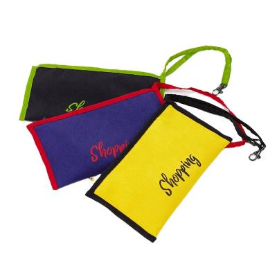 China BSCI ISO Sedex FAMA Factory Rocery Wholesale Portable Foldable Bag Amazona Nylon Shopping Tote Bag for sale