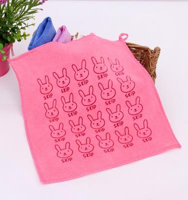 China Superfine fiber face towel hookable custom bath towel safe for kids for sale