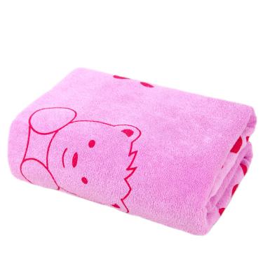 China Viable Wholesale Ladies Special Quick-drying Special Logo Bath Towel Microfiber Microfiber Towel Absorbent Bath for sale