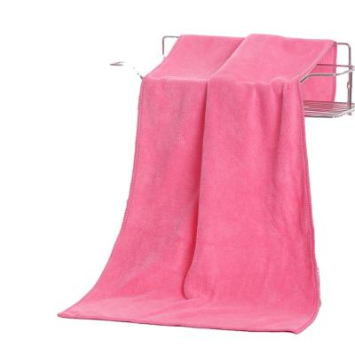 China Sustainable Luxurious Animal Print Microfiber Bath Towel Plush Microfiber Bath Towel 70x140 for sale