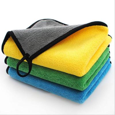 China Hot Selling QUICK DRY Soft Healthy Easy To Clean Microfiber Car Wash Cleaning Towels for sale