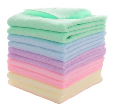 China Bathroom Microfiber Car Wash Towels 30x30 Quick Dry Car Wash Cloth for sale