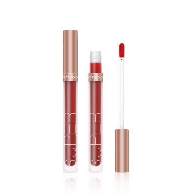 China O.TWO.O 12 Colors Waterproof Vegan Organic Long Lasting Waterproof Nude Red-Pink Velvet Matte Liquid Lipstick for sale