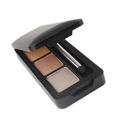 China Private Label 3 Colors Waterproof Makeup Eyebrow Organic Long Lasting Waterproof Eyebrow Powder for sale