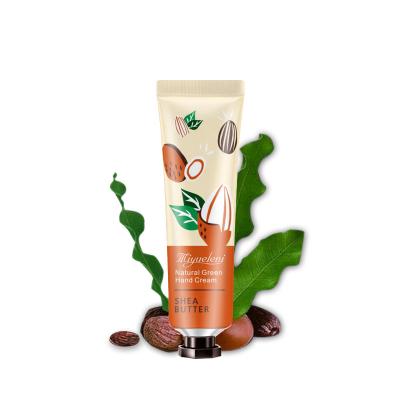 China Mini Vegan Natural Korean Nourishing Lotion Anti Aging Whitening Moisturizing Hand Cream with Shea Butter for sale