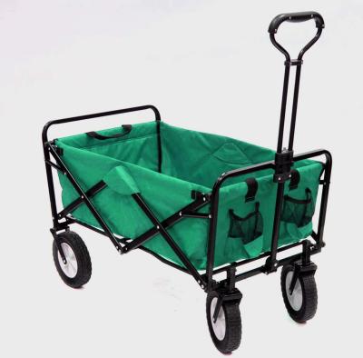 China Durable Collapsible Folding Cart Beach Shopping Outdoor Garden Cart With Wheels for sale