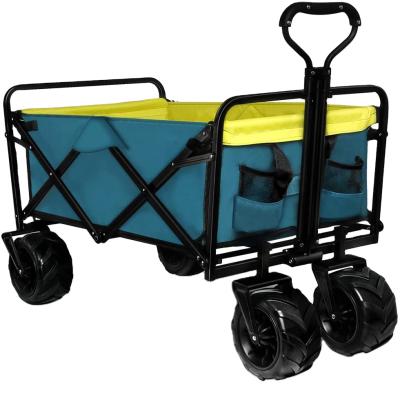 China Push Beach Cart Durable Folding Serving Cart for sale