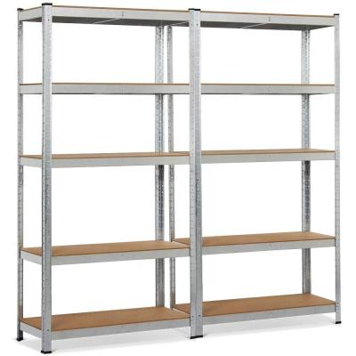 China Boltless Storage Shelving Garage Shelving 5 Tier Storage Racking Shelves Unit For Spare Parts Storage for sale