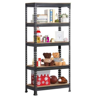 China Storage Shelving Blank 5 Layers Heavy Duty Rivet Rack Boltless Shelving Storage for sale