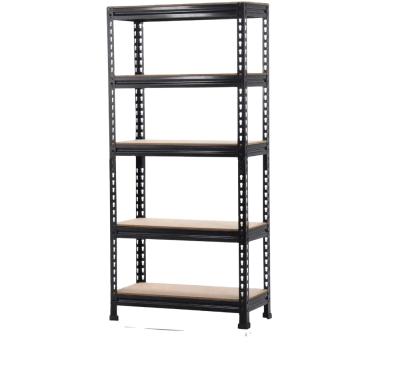 China Wholesale Storage Shelving 5 Tier Metal Shelving Warehouse Logistics Shelf Storage Rack Boltless Corner Shelves for sale