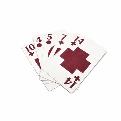 China Popular Promotional Playing Cards Pack Advertising Paper Poker Playing Cards for sale