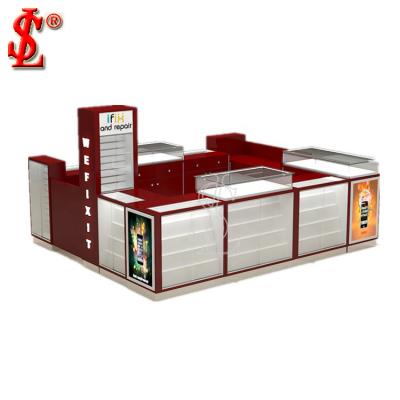 China popular retail mobile phone accessories kiosk for shopping mall popular retail mobile phone accessories kiosk for shopping mall for sale