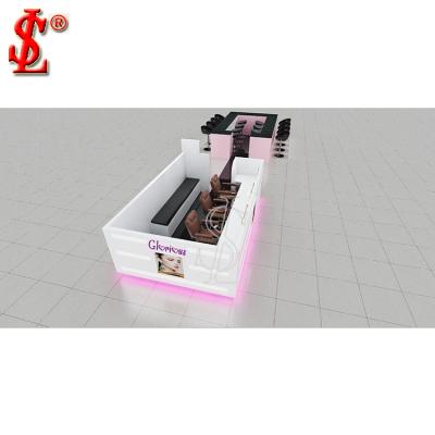 China 2018 Latest Mall Kiosk Eyebrow Threading Kiosk 2018 Latest Nail Pedicure Mall Kiosk Eyebrow Threading Kiosk Nail Pedicure Kiosk for sale