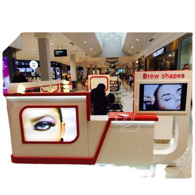 China Mall Eyebrow Kiosk For Mall Kiosk Eyebrow Forehead Bar Kiosk Eyebrow for sale