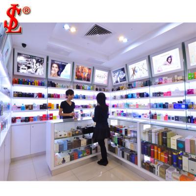 China Wall Perfume Shop Glass Display Showcase Perfumes Wall Perfume Shop Glass Display Showcase Perfumes for sale