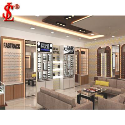 China Optical Shop Showroom Showroom Sunglasses Retail Store Store Interior Design for sale