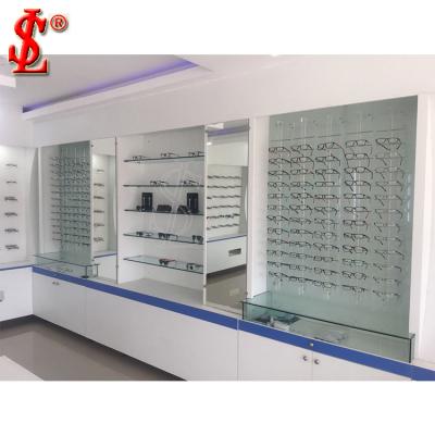 China Display Showcase For Shop Decoration Optical Eyewear Sunglasses Show Showcase Store Furniture Design for sale