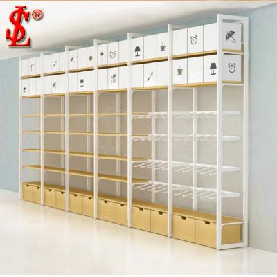 China Easy Install Wall Racks Miniso Rack Shelf Display Racks Factory Direct Sale for sale