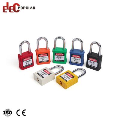 China Wholesale High Security Lockout Tagout Security Padlock Factory,38mm Key Shackle Security Loto Padlock China Best for sale