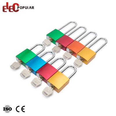 China Chrome Plated Security Metal Loto Lock Top Core Top Lockout Aluminum Lockout Security Padlock for sale