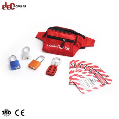 China High Quality Portable Lockout Zippered Kit Personal Safety Lockout Pouch Pocket Padlock for sale