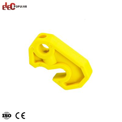 China Used In Combination With A Padlock Universal Plastic Safety Mini Circuit Breaker Lockout Yellow Color Durable for sale