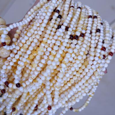 China wholesale 100% Natural Amber Rosary White Amber Natural Russian Imam Amber 6~8mm for sale