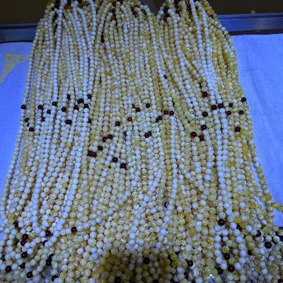 China wholesale Natural 100% Natural Russian Amber, High Quality Muslim Amber Stone Prayer Beads, Islamic Prayer Beads for sale