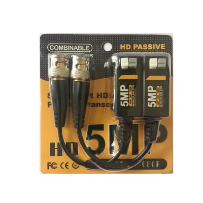 China Metal CCTV Camera UTP 1CH HD Passive Transceiver 3MP 4MP 5MP HD Video Balun For HD CVI/HDTVI/AHD for sale