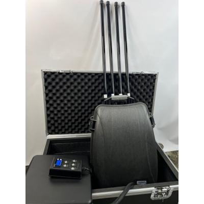 China Sistema de refrigeración avanzado Drone Jammer con múltiples modos de interferencia 2.4GHz-5.8GHz 10kg Peso 9dBi en venta