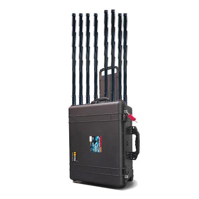 China Multi Mode Anti Drone Jammer System Lightweight Defense Against Aerial Interference for sale