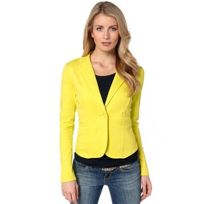 China Autumn High Quality Custom Office Anti-wrinkle Solid Color Ladies Women Blazer Suit Coat for sale